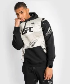 Alternative view of UFC Venum Authentic Fight Week Men's 2.0 Pullover Hoodie - Sand/Black