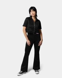 Atmos Pink Silicon Logo Patch Flare (Black Pant)