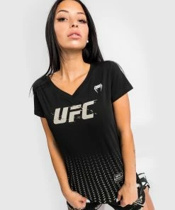 Alternative view of UFC Venum Authentic Fight Week Women's 2.0 Short Sleeve T-Shirt - Black