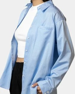 Alternative view of Atmos Pink Rhinestone Stripe Shirts (Sax)