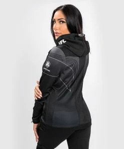 Alternative view of UFC Venum Authentic Fight Night 2.0 Women's Walkout Hoodie - Black