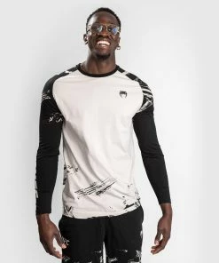 Alternative view of UFC Venum Authentic Fight Week Men's 2.0 Long Sleeve T-Shirt - Sand/Black