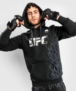 Alternative view of UFC Venum Authentic Fight Week Men's Pullover Hoodie - Black