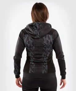 Alternative view of UFC Venum Authentic Fight Week Women's Zip Hoodie - Black