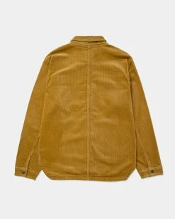 Alternative view of Caterpillar + Colour Plus Co Corduroy Utility Button Front Shirt Jacket (Tawny Olive)