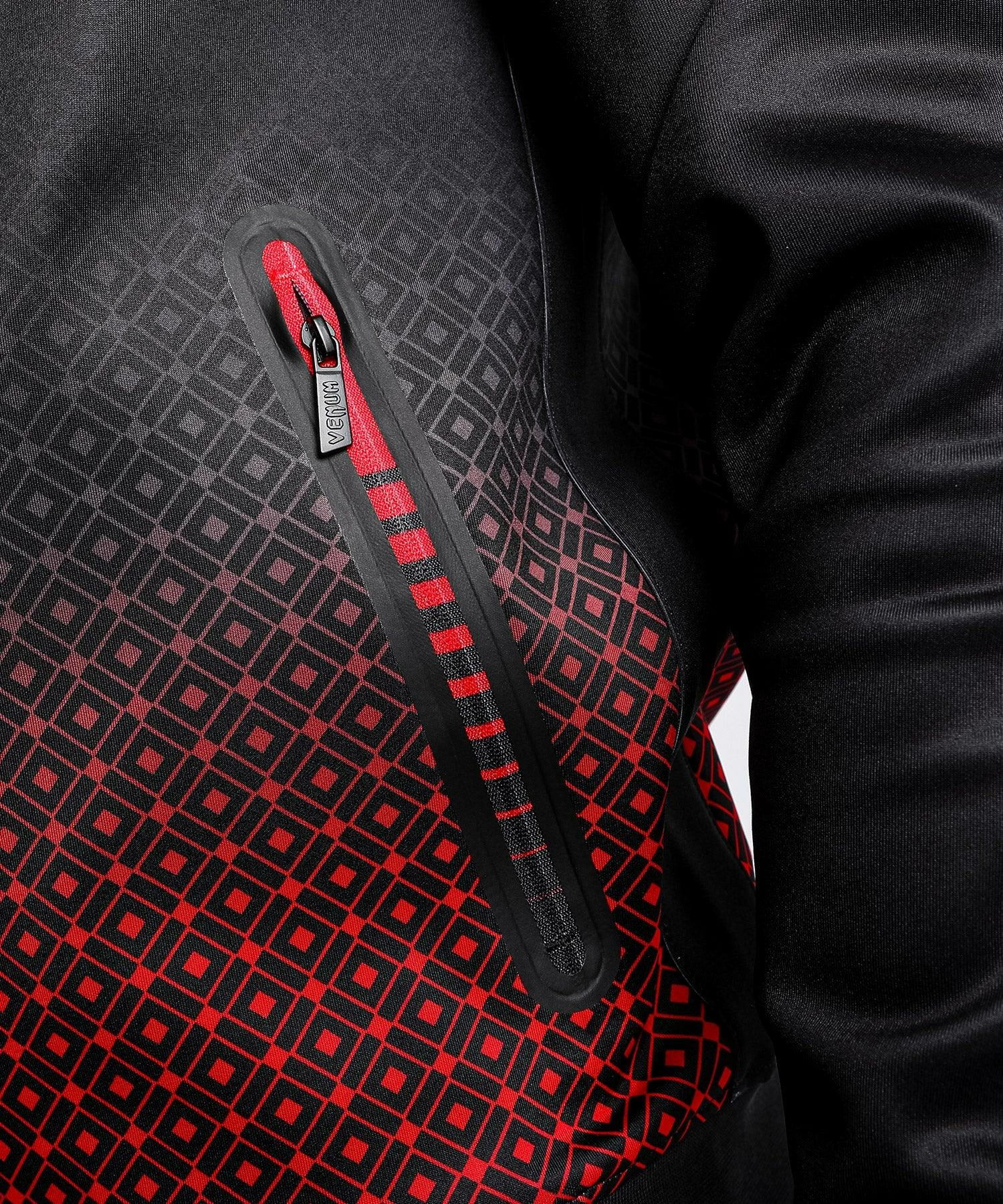 UFC Venum Performance Institute Track Jacket - Black/Red - Image 10