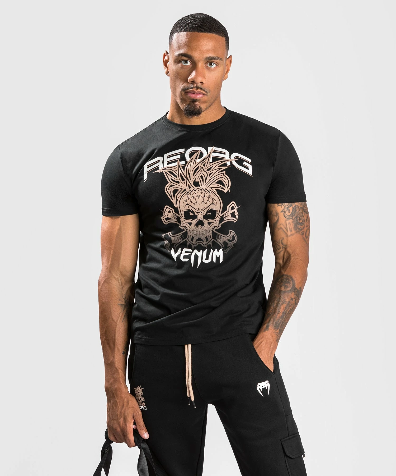 Venum Reorg T-Shirt - Black 4 Venum Reorg T-Shirt - Black - Image 2
