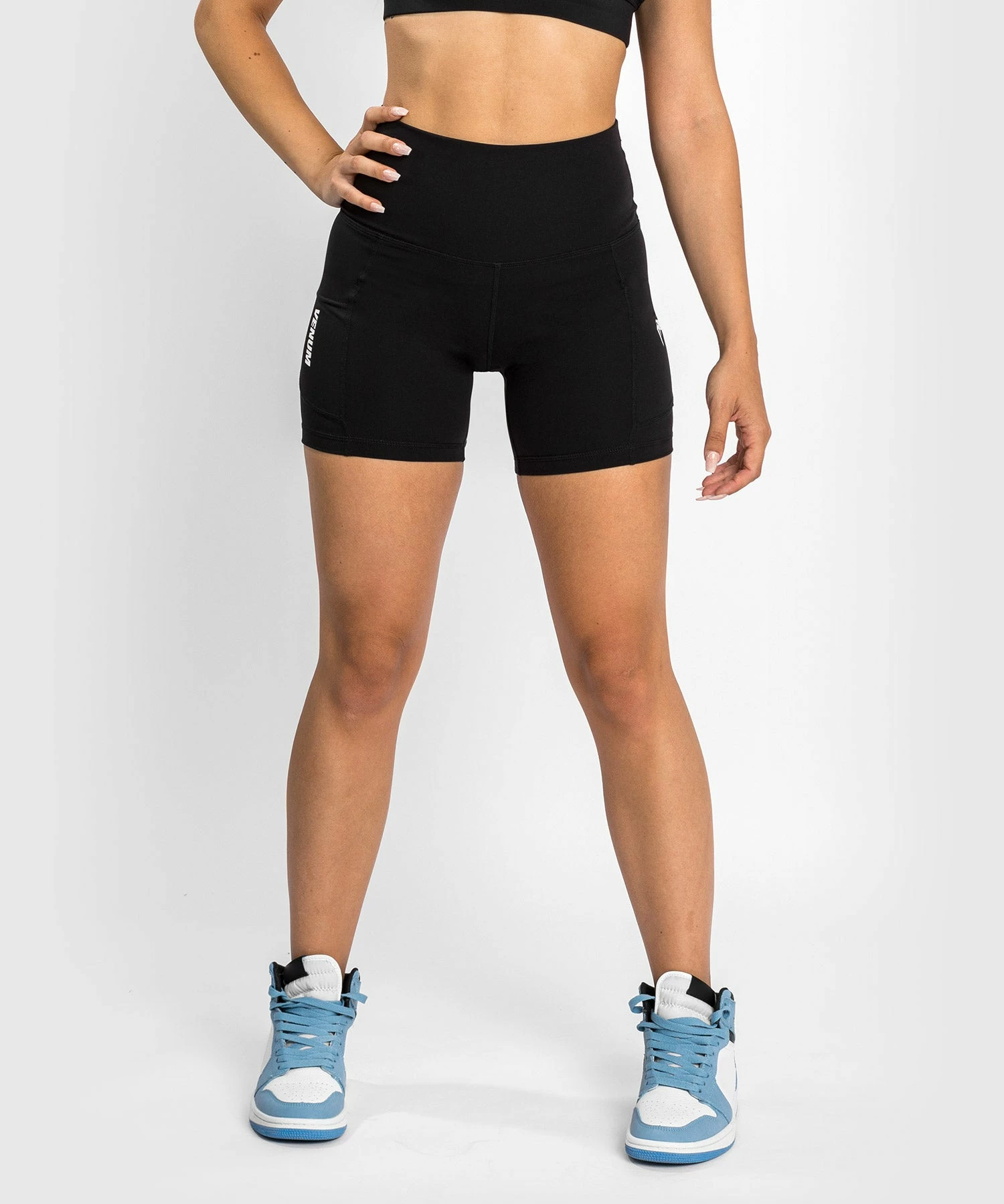 Venum Essential Women's Bike Shorts - Black 7 Venum Essential Women's Bike Shorts - Black - Image 5