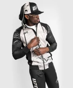 Alternative view of UFC Venum Authentic Fight Week Men's 2.0 Zipped Hoodie - Sand