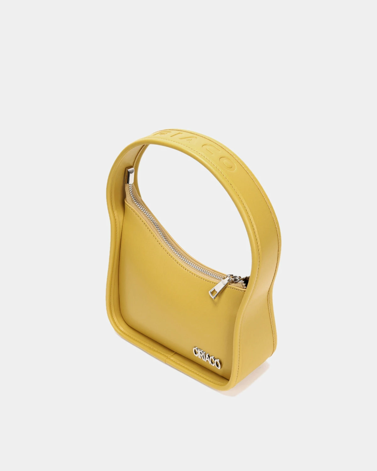 Ciriaco Ashley Minimalist Baguette Handbag (Mustard Yellow) 4 Ciriaco Ashley Minimalist Baguette Handbag (Mustard Yellow) - Image 2