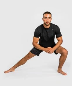 Alternative view of Venum Classic Evo Dry Tech T-Shirt - Black/Black Reflective