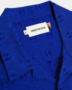 Alternative view of Honor The Gift Co B-Summer Century Camp S/S Button Up (Pacific Blue)