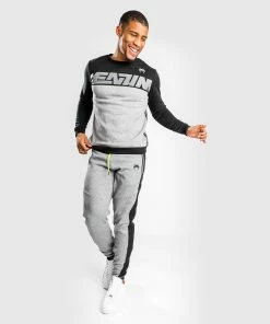 Venum Connect Crewneck Sweatshirt - Black/Dark Heather Grey