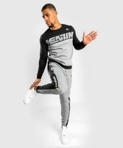 Alternative view of Venum Connect Crewneck Sweatshirt - Black/Dark Heather Grey