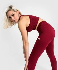 Venum Sparring Seamless 7/8 Leggings - For Women - Burgundy 13 Venum Sparring Seamless 7/8 Leggings - For Women - Burgundy -Venum Shop LEGGINGS 7 8 SPARRING BURGUNDY 04