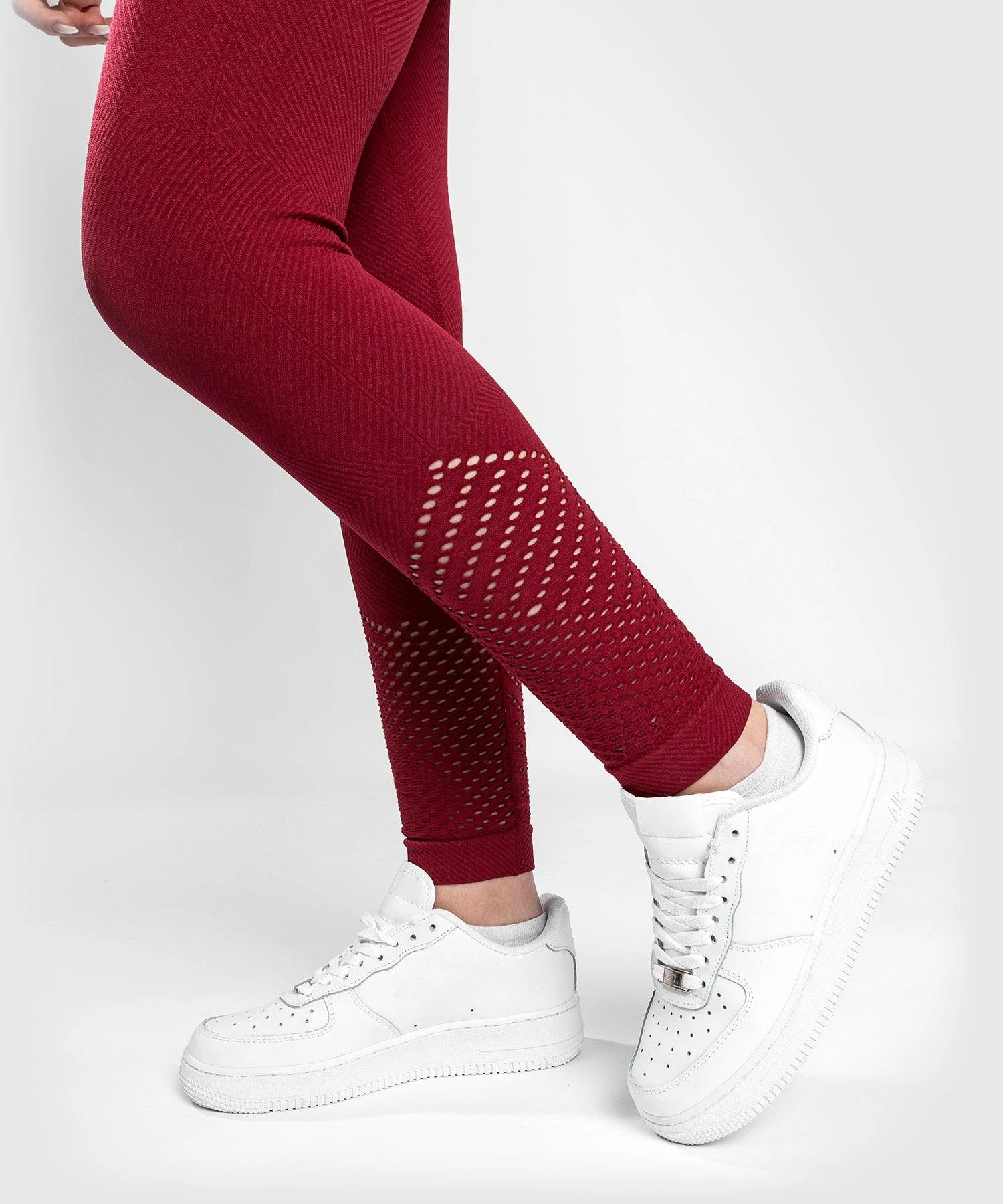 Venum Sparring Seamless 7/8 Leggings - For Women - Burgundy 4 Venum Sparring Seamless 7/8 Leggings - For Women - Burgundy - Image 2