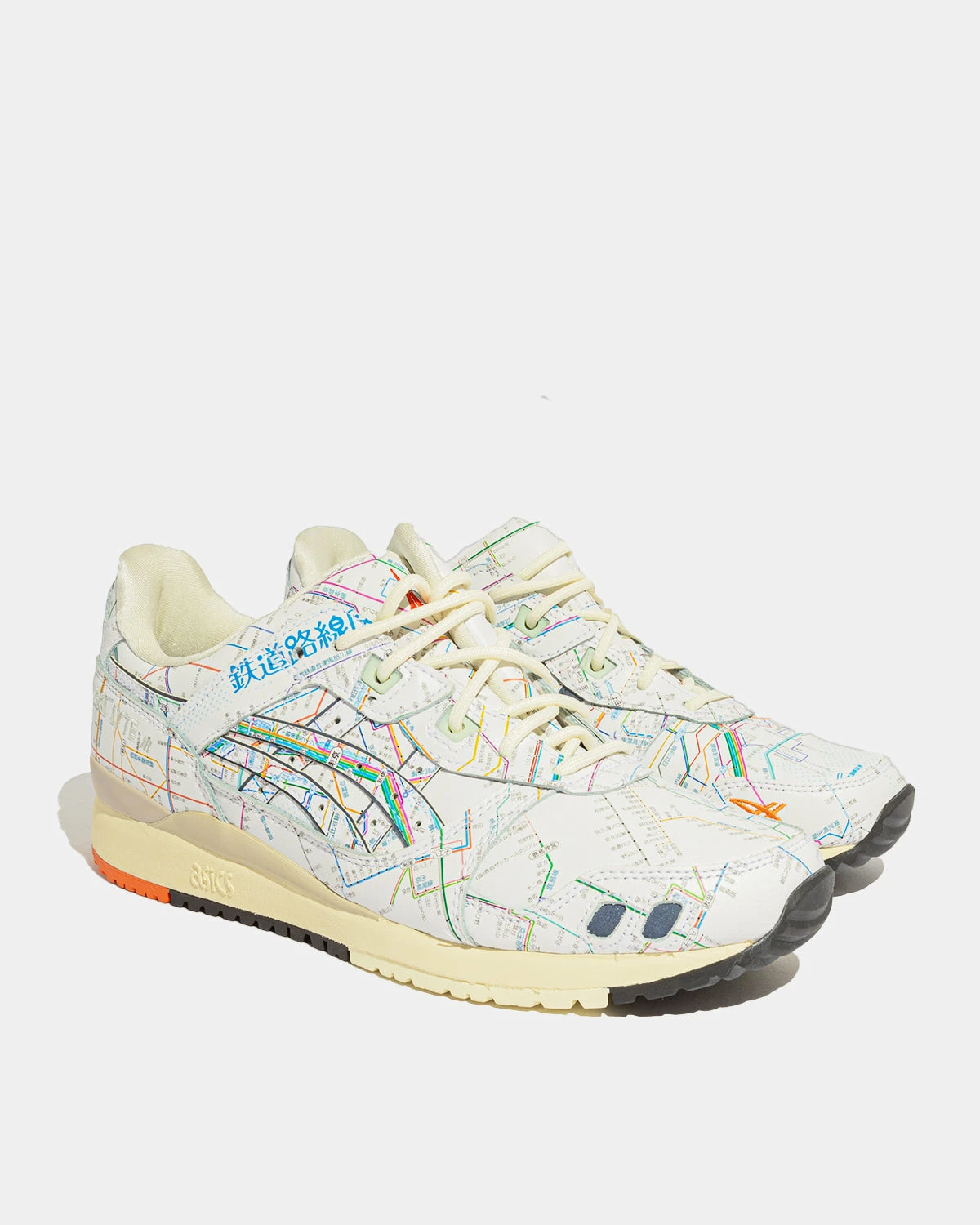 Atmos X ASICS Gel-Lyte III OG "Tokyo Subway" (White | Multi) 4 Atmos X ASICS Gel-Lyte III OG "Tokyo Subway" (White | Multi) - Image 2