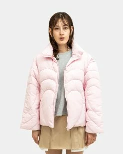Atmos Pink 2-Way Heart Down Jacket (Pink)