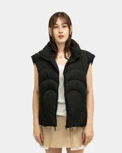 Alternative view of Atmos Pink 2-Way Heart Down Jacket (Black)