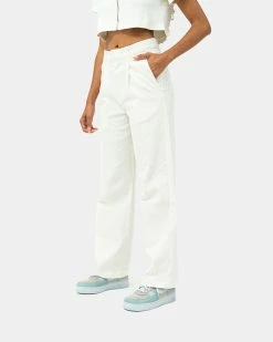Alternative view of Atmos Pink Patterned Logo Denim Pants (White)