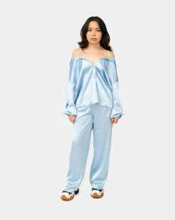 Atmos Pink Satin Colored Pants (Light Blue)