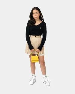 Alternative view of Atmos Pink Design Feathered Sweater Bodysuit (Black)
