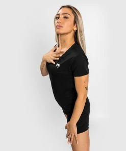 Venum Essential Women's T-Shirt - Black -Venum Shop TS ESSENTIAL BLACK 06