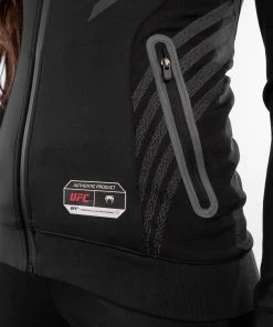 UFC Venum Personalized Authentic Fight Night Women's Walkout Hoodie - Black 19 UFC Venum Personalized Authentic Fight Night Women's Walkout Hoodie - Black -Venum Shop VNMUFC 00013 001 07 2