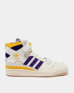 ADIDAS Forum 84 High (White | Purple | Gold)