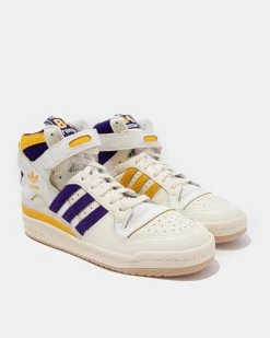 Alternative view of ADIDAS Forum 84 High (White | Purple | Gold)
