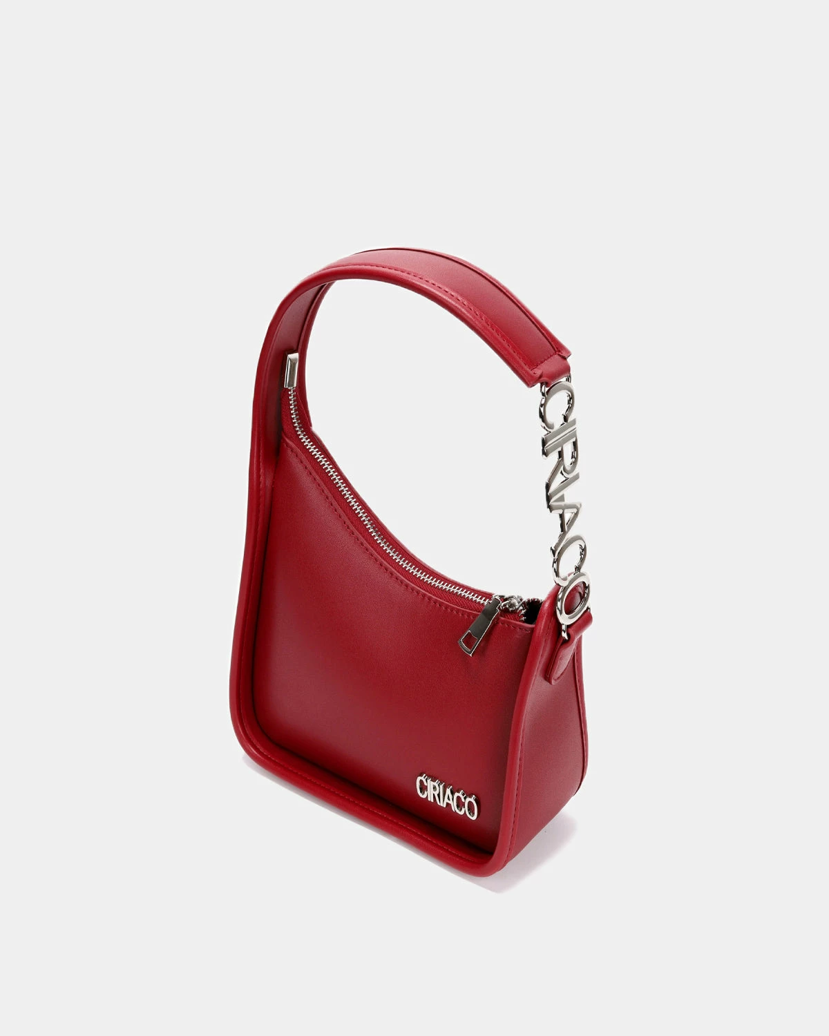 Ciriaco Ashley Minimalist Baguette 2.0 Handbag (Maroon) 4 Ciriaco Ashley Minimalist Baguette 2.0 Handbag (Maroon) - Image 2
