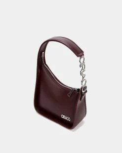Alternative view of Ciriaco Ashley Minimalist Baguette 2.0 Handbag (Dark Brown)