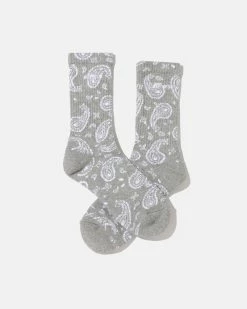 Atmos USA Atmos Paisley Socks (Grey | White)