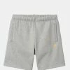 Carhartt WIP Chase Sweat Short (Heather Grey) -Venum Shop carhartt I028950 00M XX 01
