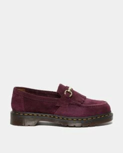 Dr. Martens Adrian Snaffle Loafer (Plum Desert | Oasis Suede)