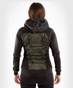 Alternative view of UFC Venum Authentic Fight Week Women's Zip Hoodie - Khaki