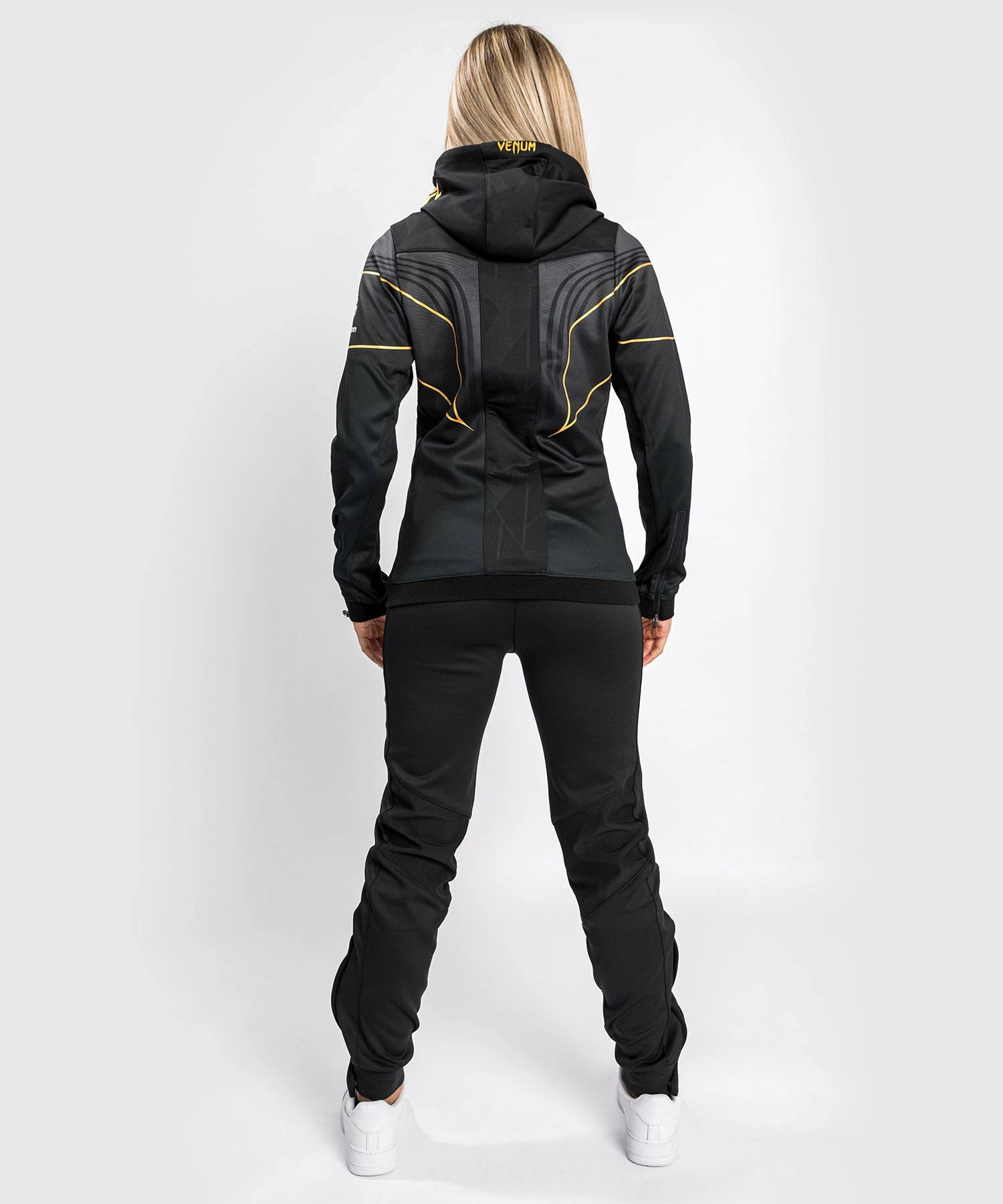 UFC Venum Authentic Fight Night 2.0 Women's Walkout Hoodie - Champion 7 UFC Venum Authentic Fight Night 2.0 Women's Walkout Hoodie - Champion - Image 5