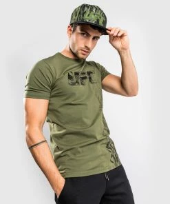 Alternative view of UFC Venum Authentic Fight Week Men's Short Sleeve T-shirt - Khaki