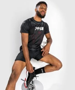 Alternative view of Venum Okinawa 3.0 Dry Tech T-Shirt Short Sleeves - Black/Red