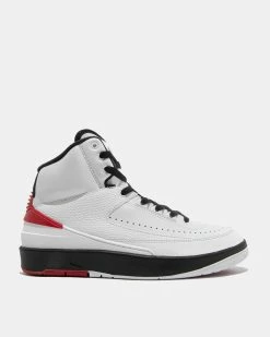 W Air Jordan 2 Retro (White | Varsity Red | Black)
