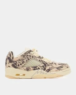 W Air Jordan 5 Retro Low (Coconut Milk | Black)
