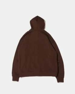 Atmos USA Atmos Small Box Logo Zip Up Hoodie -Venum Shop mat sw 0038 brn2