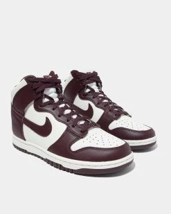 Alternative view of W Nike Dunk High (Burgundy Crush)