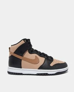W Nike Dunk High LXX (Black | Flax | Vachetta Tan)