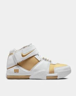 Nike Lebron 2 "Maccabi" (White | Metallic Gold)