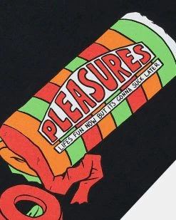 Alternative view of Pleasures Suck Washed T-Shirt (Black)