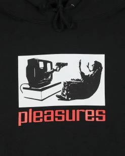 Alternative view of Pleasures TV Hoodie (Black)