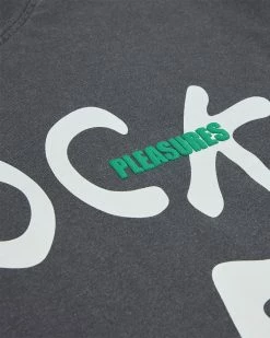 Alternative view of Pleasures Rock Washed T-Shirt (Black)