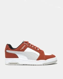 Puma Slipstream Lo Block (White | Chili Oil)