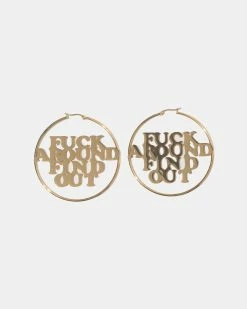 Seville Michelle Fuck Around Find Out Hoop Earrings
